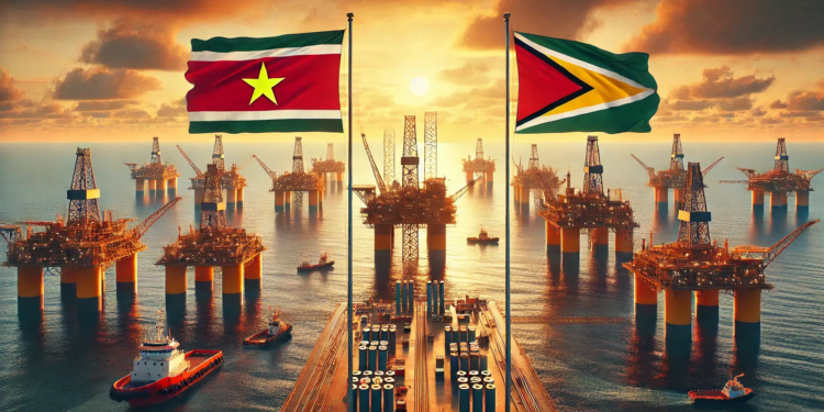 olie gas suriname guyana