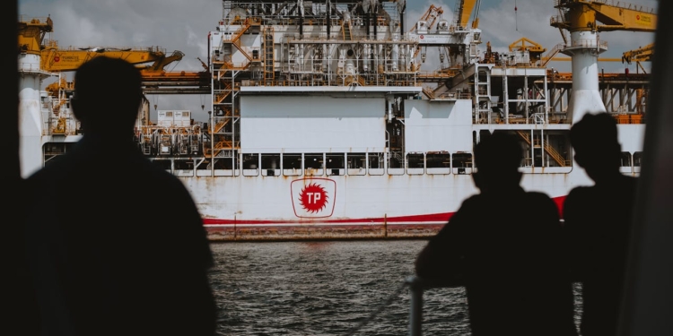 olieplatform gas
