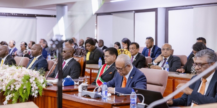 regering santokhi chan- brunswijk- ramdin- raghoebarsing- ministers kabinet