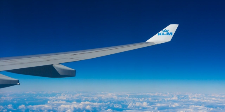KLM vliegtuig