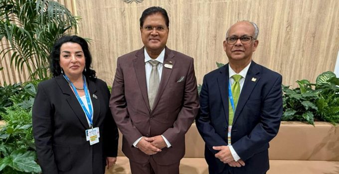 chan santokhi en albert ramdin cop29