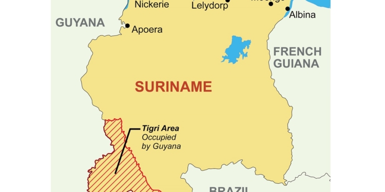 grensgeschil suriname en guyana