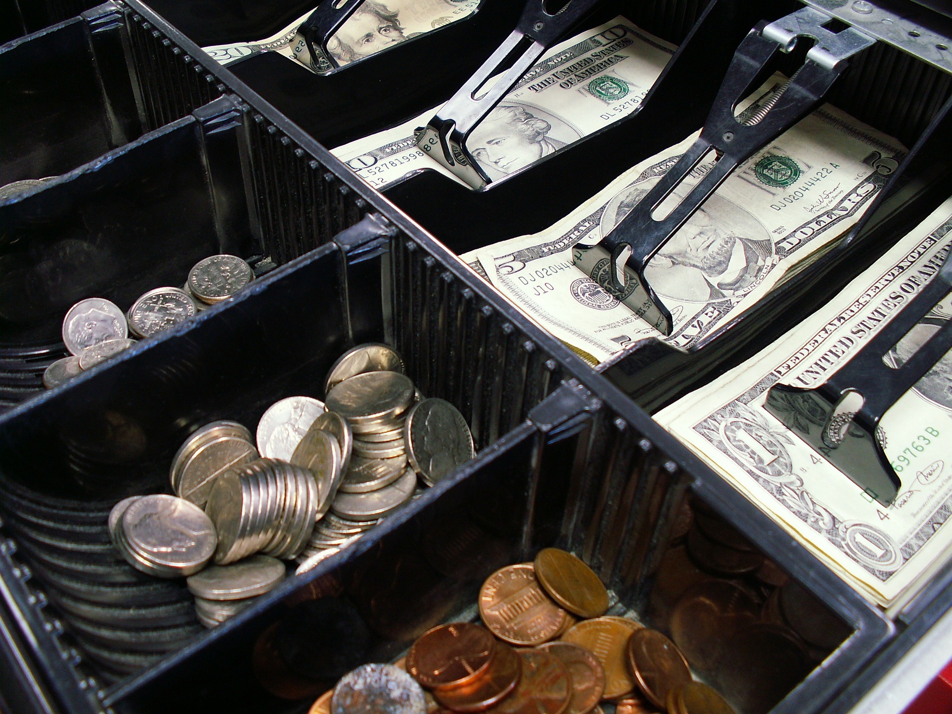 kassa cash geld betalen valuta koers dollar