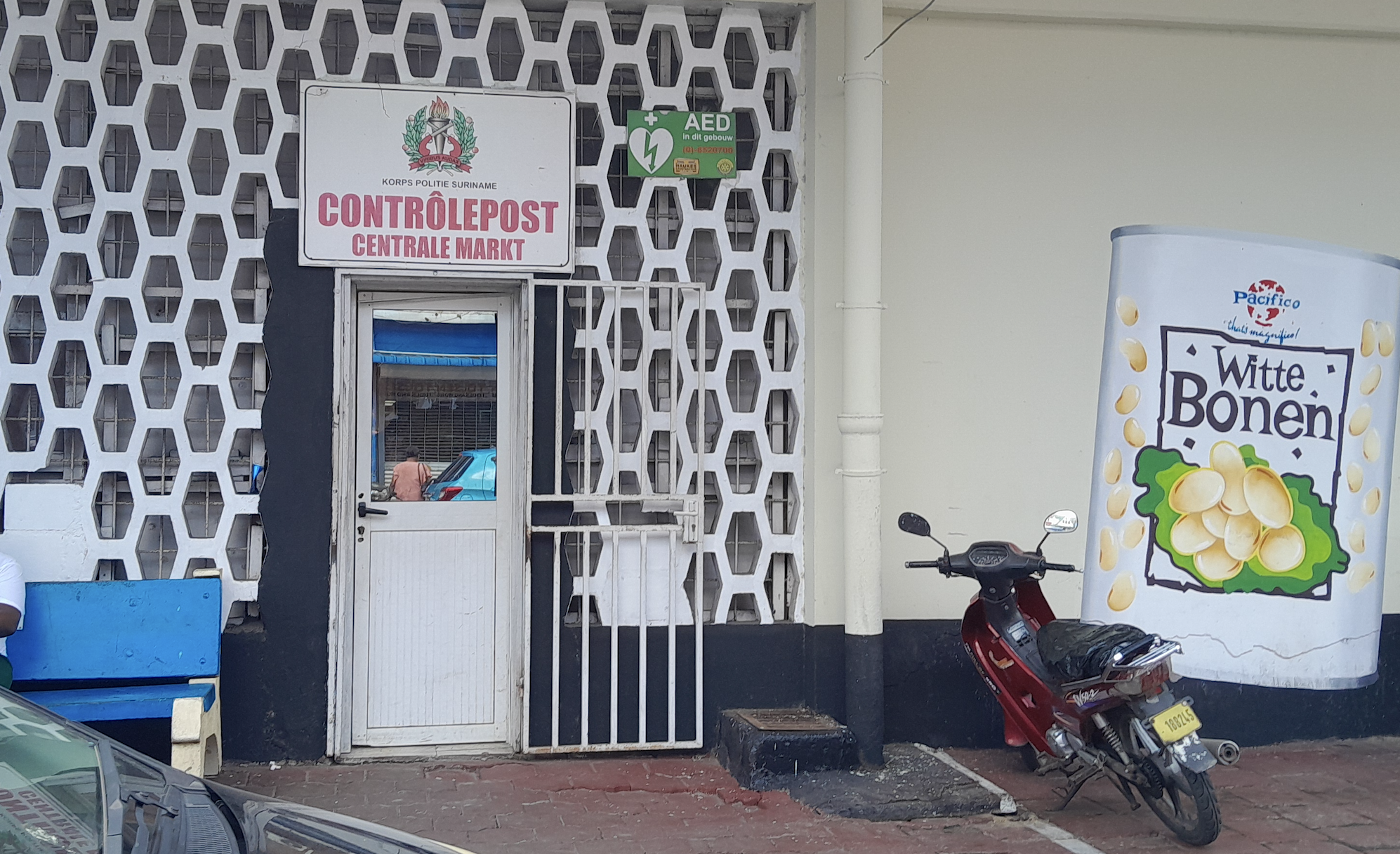 paramaribo suriname centrale markt kps