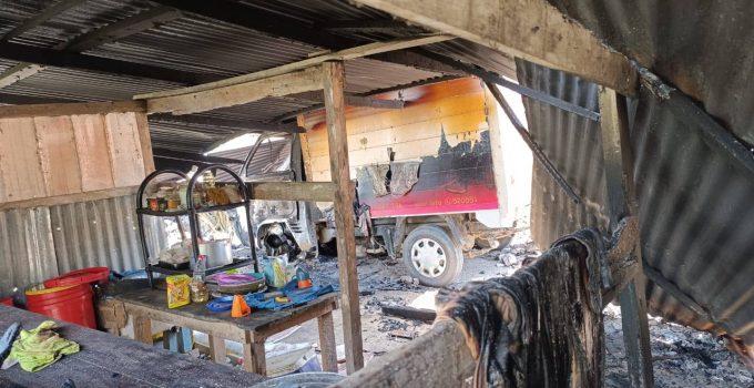 woning afgebrand