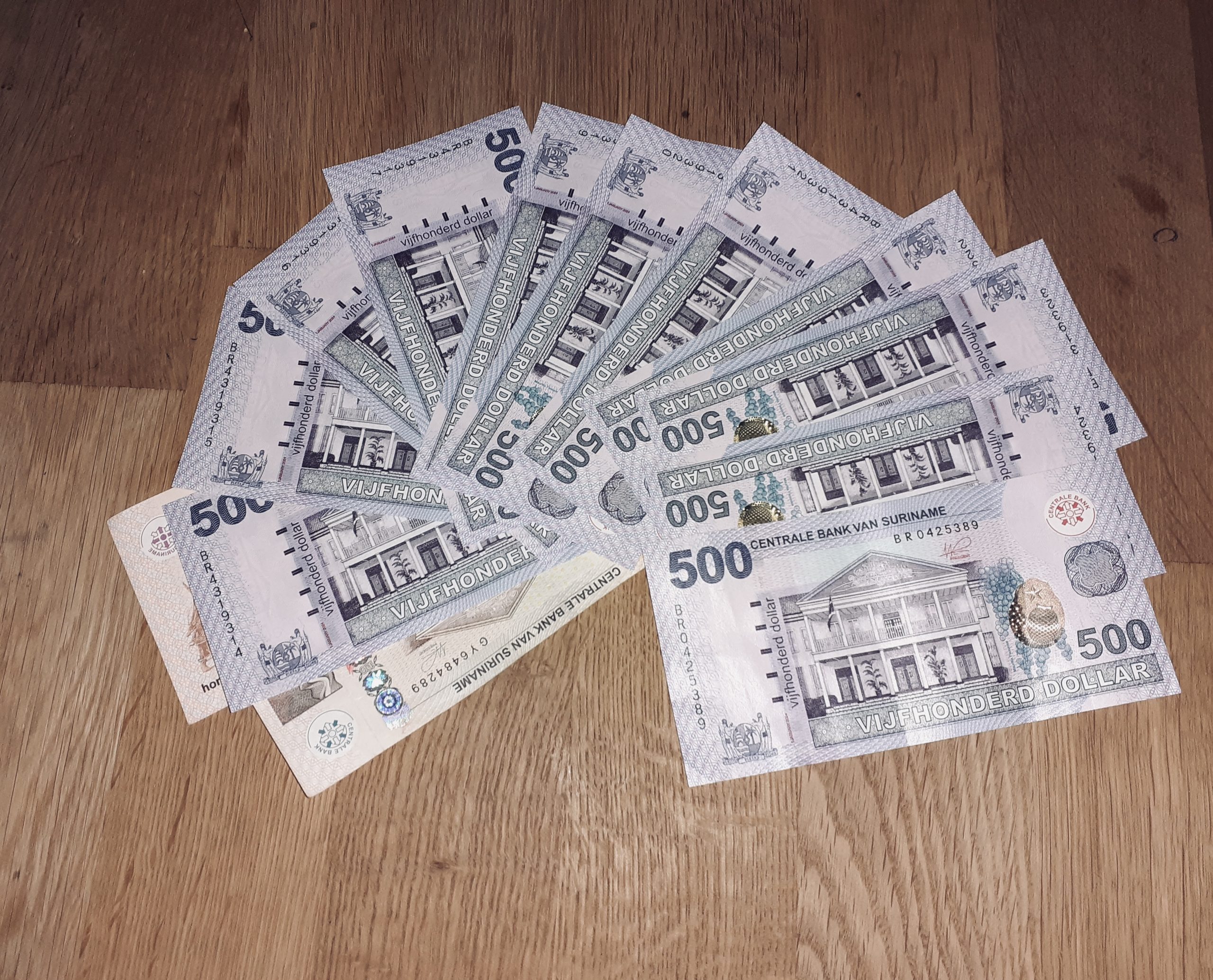 SRD geld surinaamse dollar