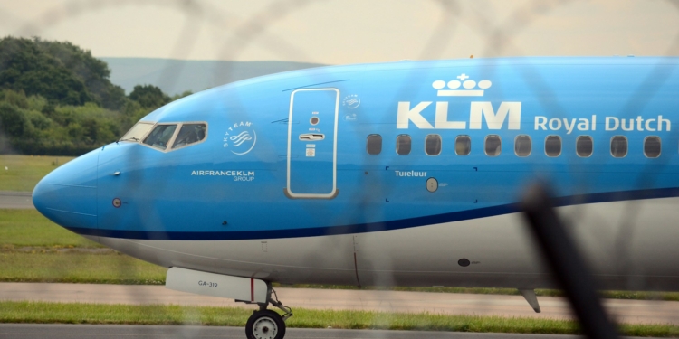 KLM vliegtuig boeing 737
