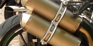 Uitlaatpijp bromfiets motorfiets