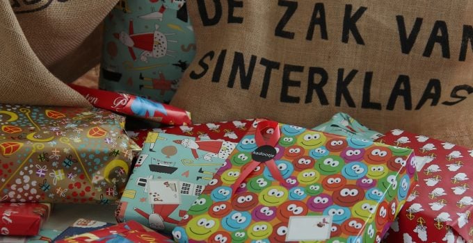 Sinterklaas zak cadeau