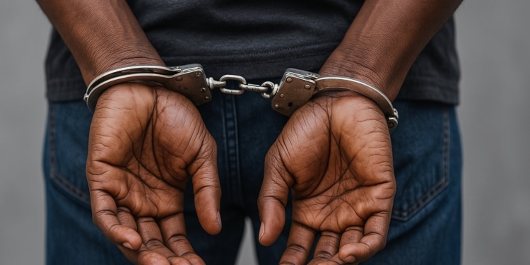 arrest handboeien verdachte politie