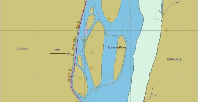 corantijnrivier tigri suriname ne guyana grensgeschil