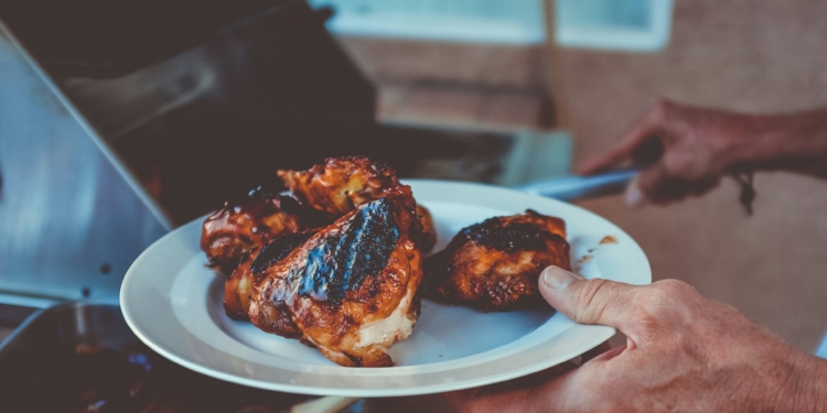 kip eten barbeque bbq