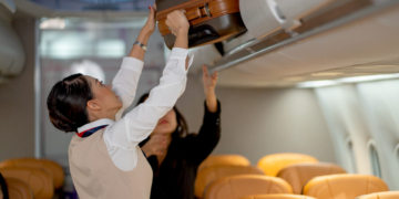 cabine vliegtuig stewardess