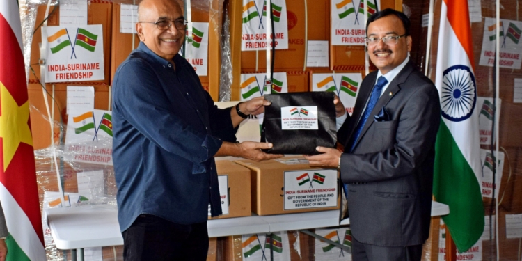 india suriname voedselpaketten