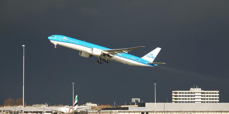klm boeing vliegtuig