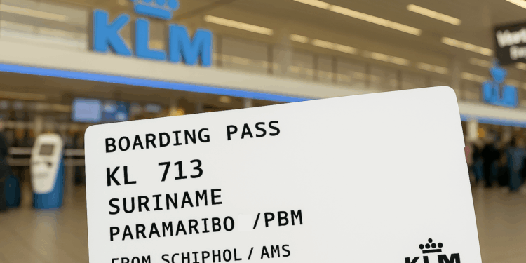 klm schiphol ticket