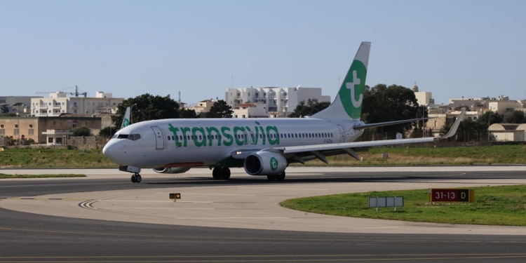 transavia boeing vliegtuig