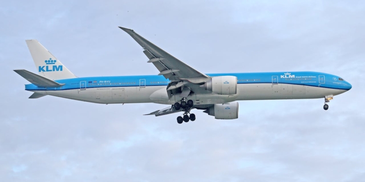 KLM boeing 777