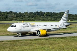 airbus vliegtuig vueling spanje