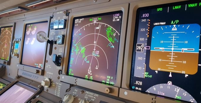boeing 777 vliegtuig cockpit
