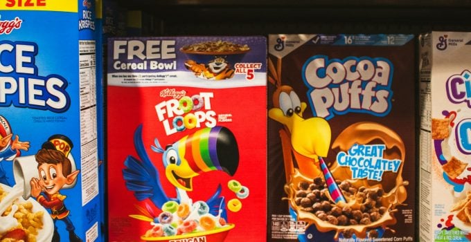 cereal ontbijt fruit loops