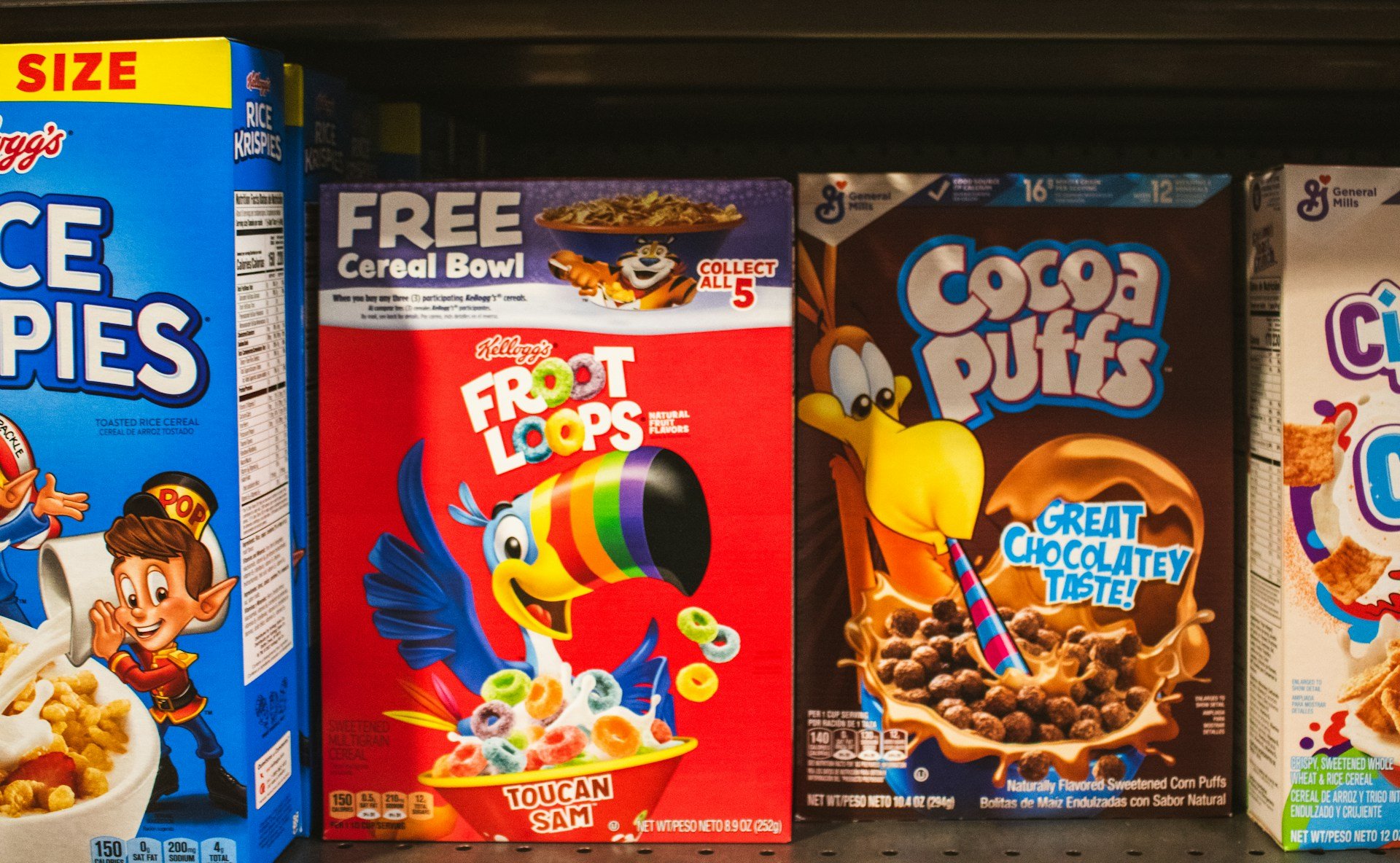 cereal ontbijt fruit loops