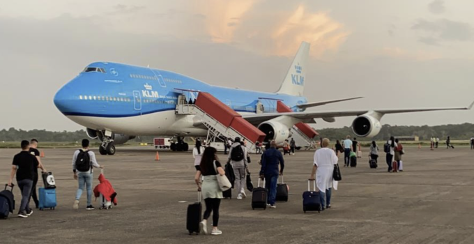 klm 747 zanderij