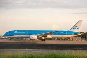 klm 787 boeing vliegtuig