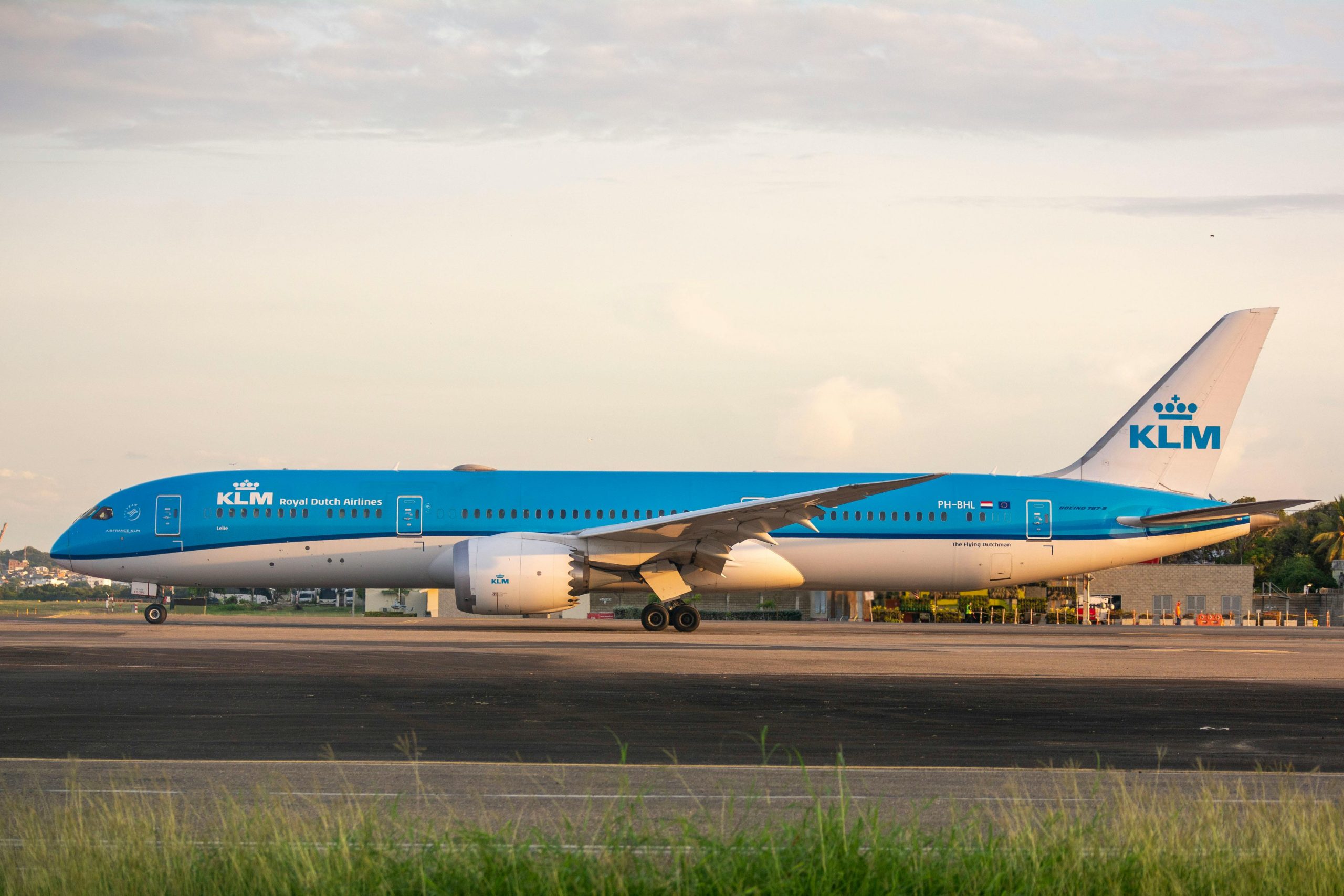 klm 787 boeing vliegtuig