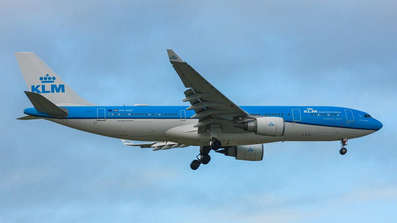 klm airbus vliegtuig