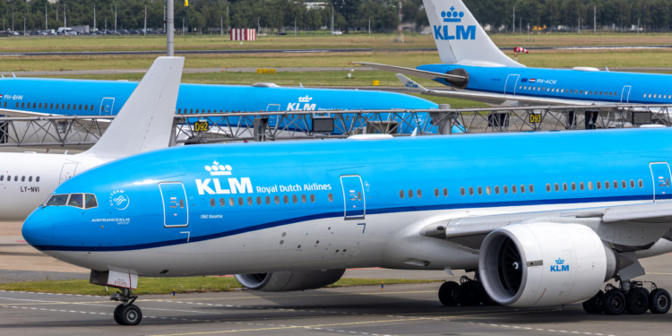 klm boeing vliegtuig 777