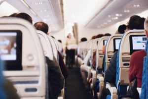 vliegtuig reizen cabine