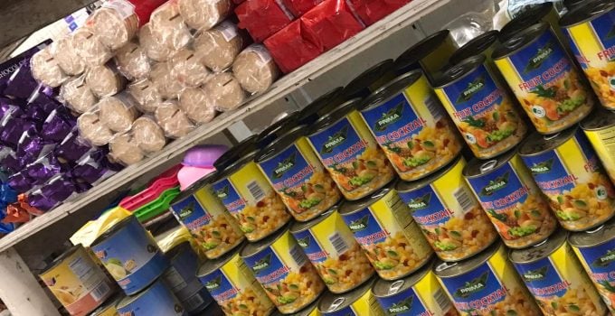 winkel supermarkt producten