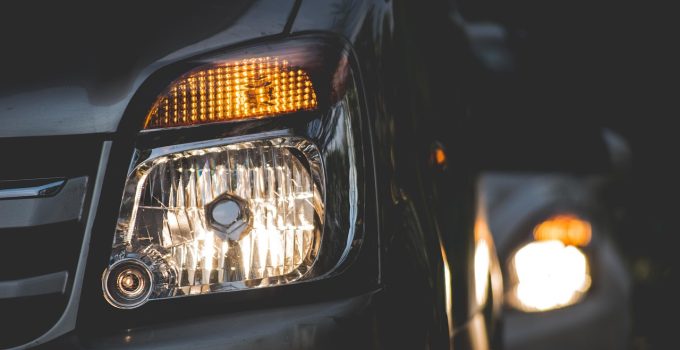 Koplampen auto