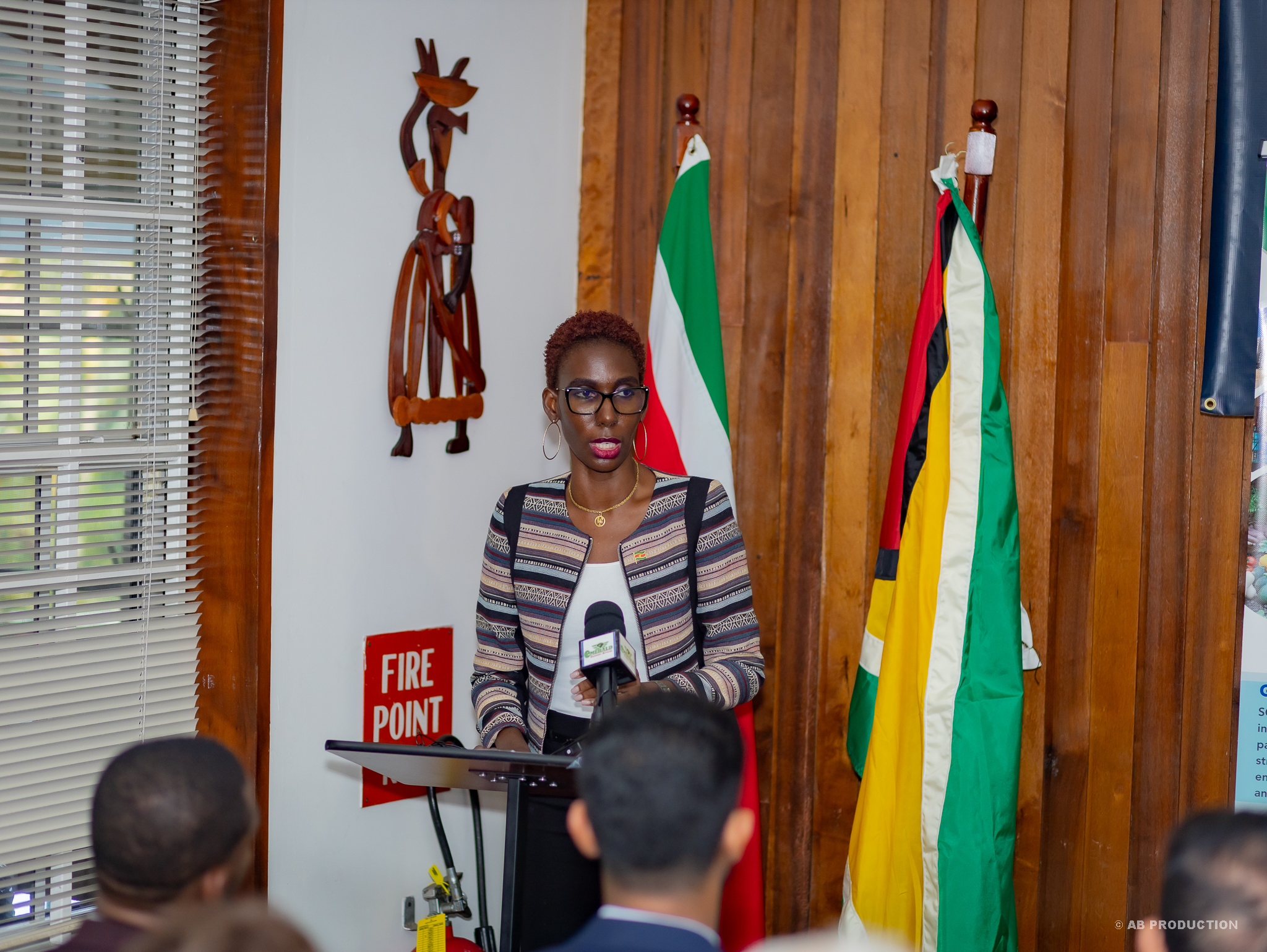 ambassadeur suriname in Guyana blankendal