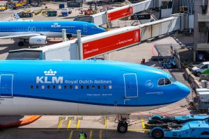 klm schiphol vliegtuig