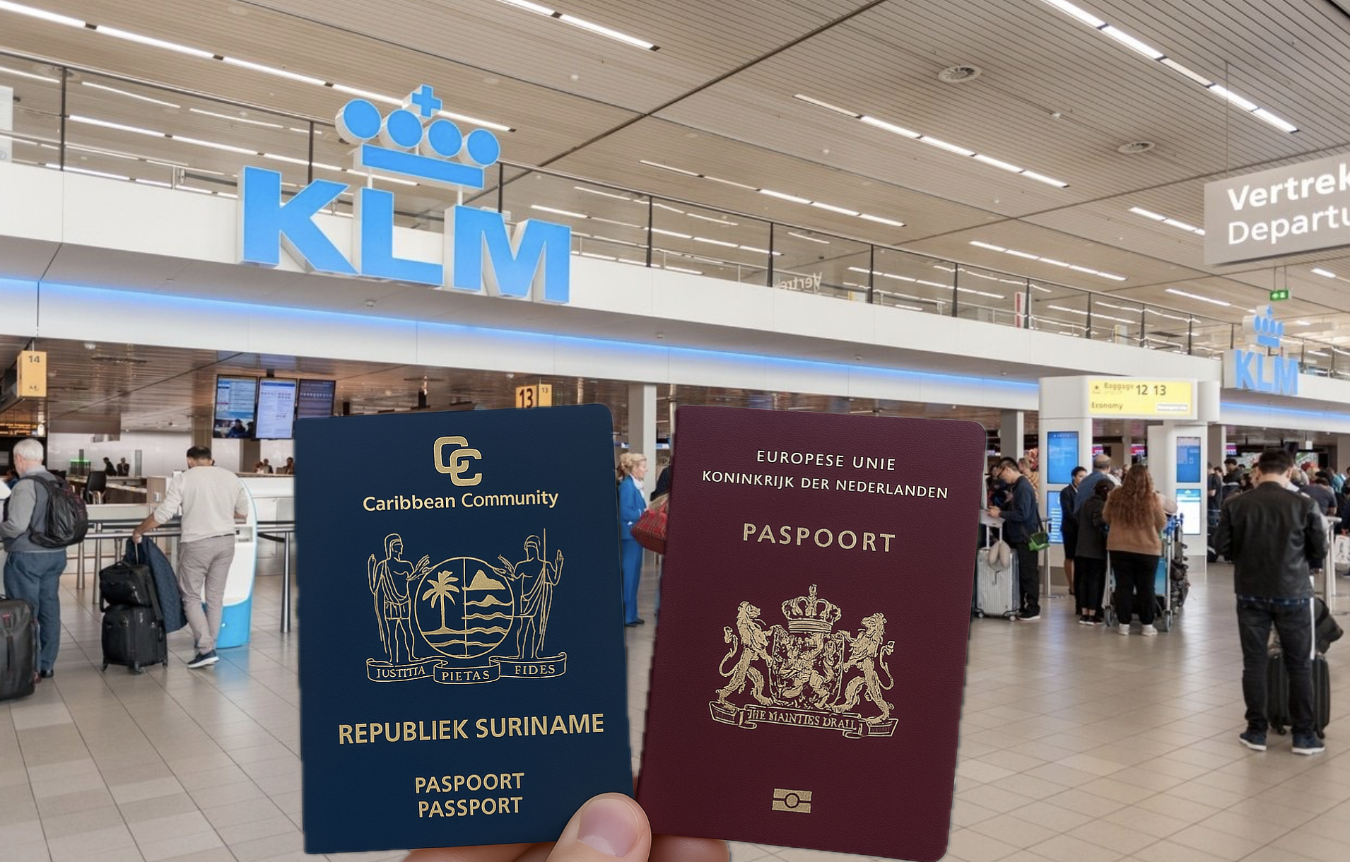 schiphol airport amsterdam paspoort
