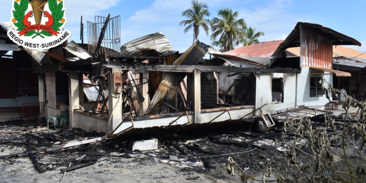 woning afgebrand