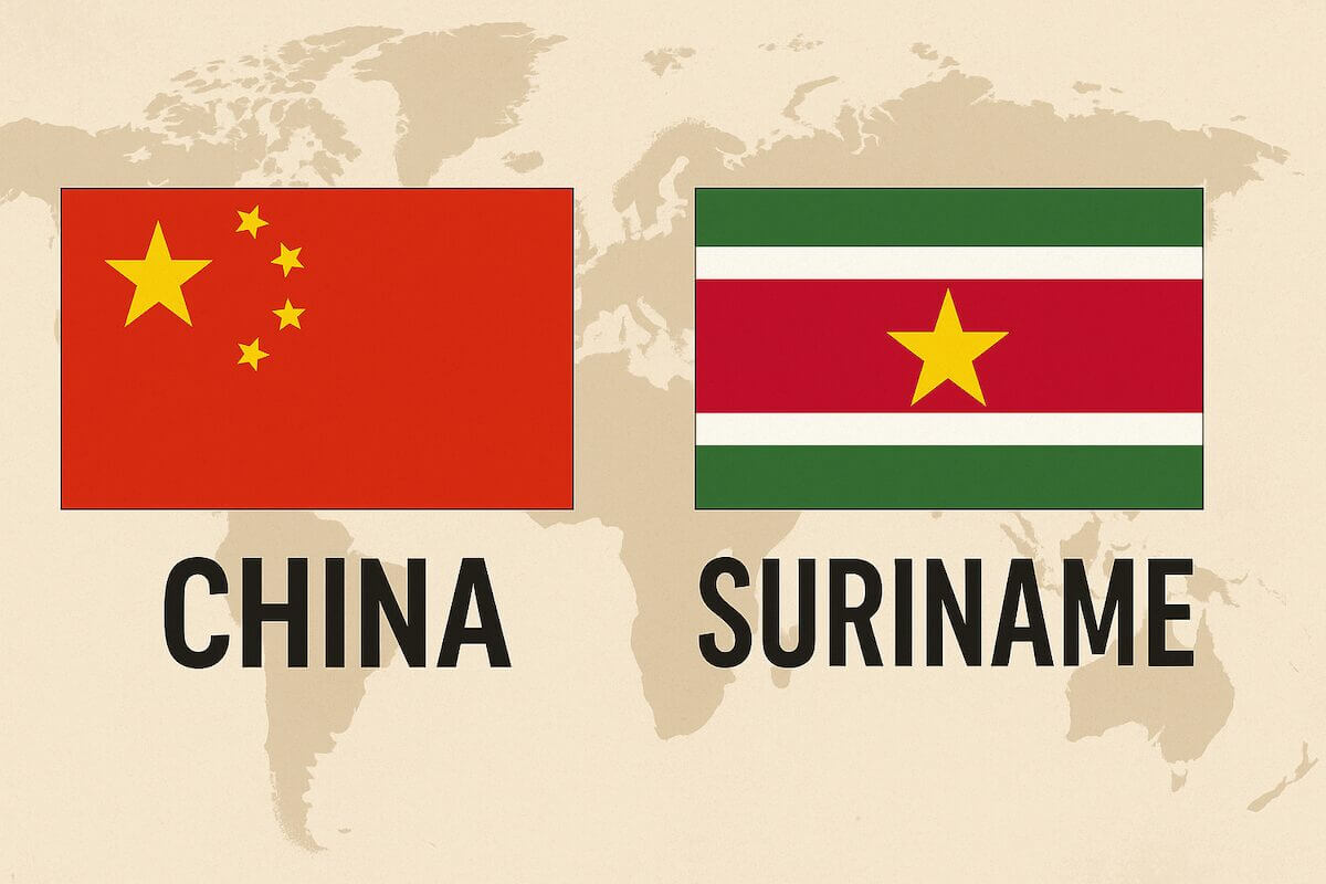 china en suriname