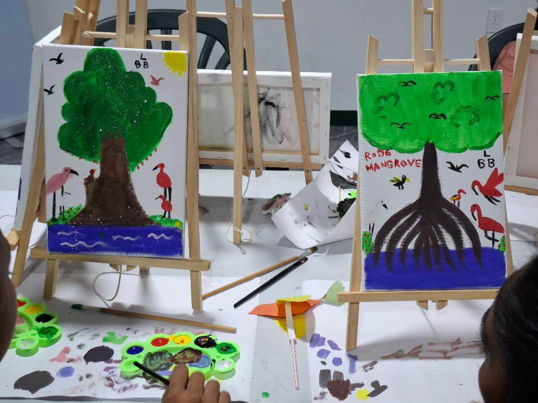 schilderijen over mangrove