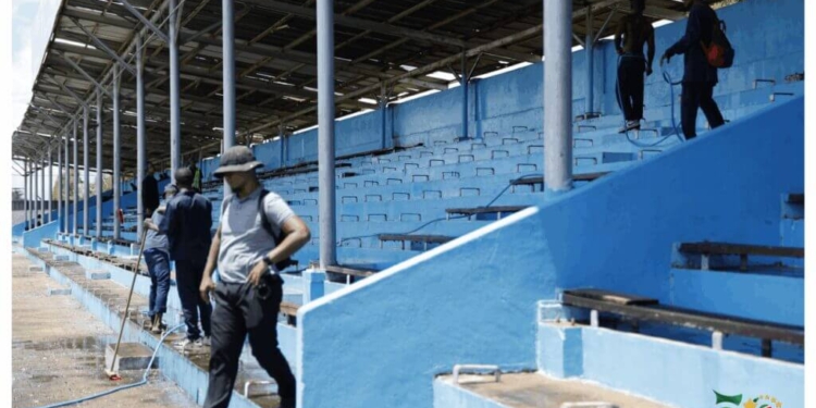 Andre Kamperveenstadion krijgt schoonmaakbeurt voor Taptoe