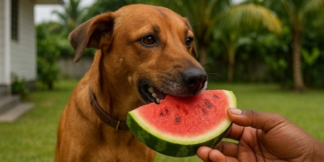 hond watermeloen