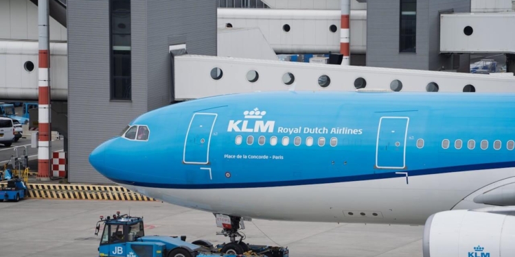 klm vliegtuig schiphol