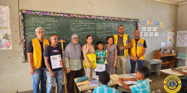 1ste prijswinnaar lions tekenwedstrijd