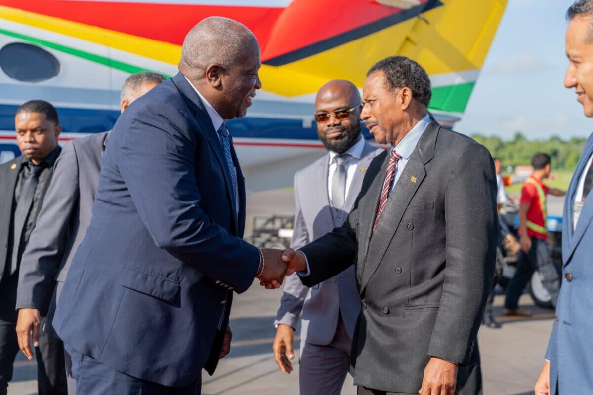 fernald en de premier van guyana