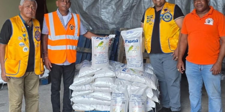 schenking 1 ton rijst