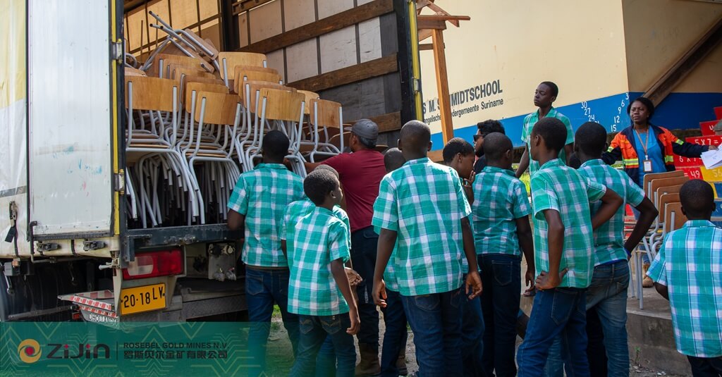 schoolmeubilair voor leerlingen brokopondo