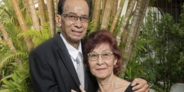 Apostel Eric Tjin Kon Kiem en echtgenote