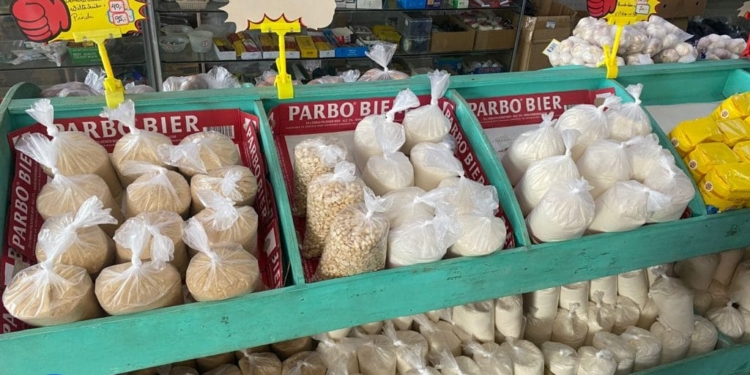 Levensmiddelen suiker blom