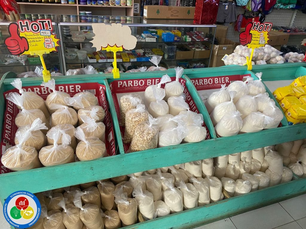 Levensmiddelen suiker blom